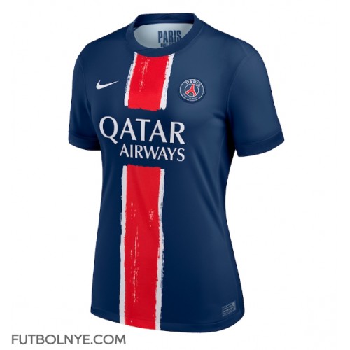 Camiseta Paris Saint-Germain Primera Equipación para mujer 2024-25 manga corta